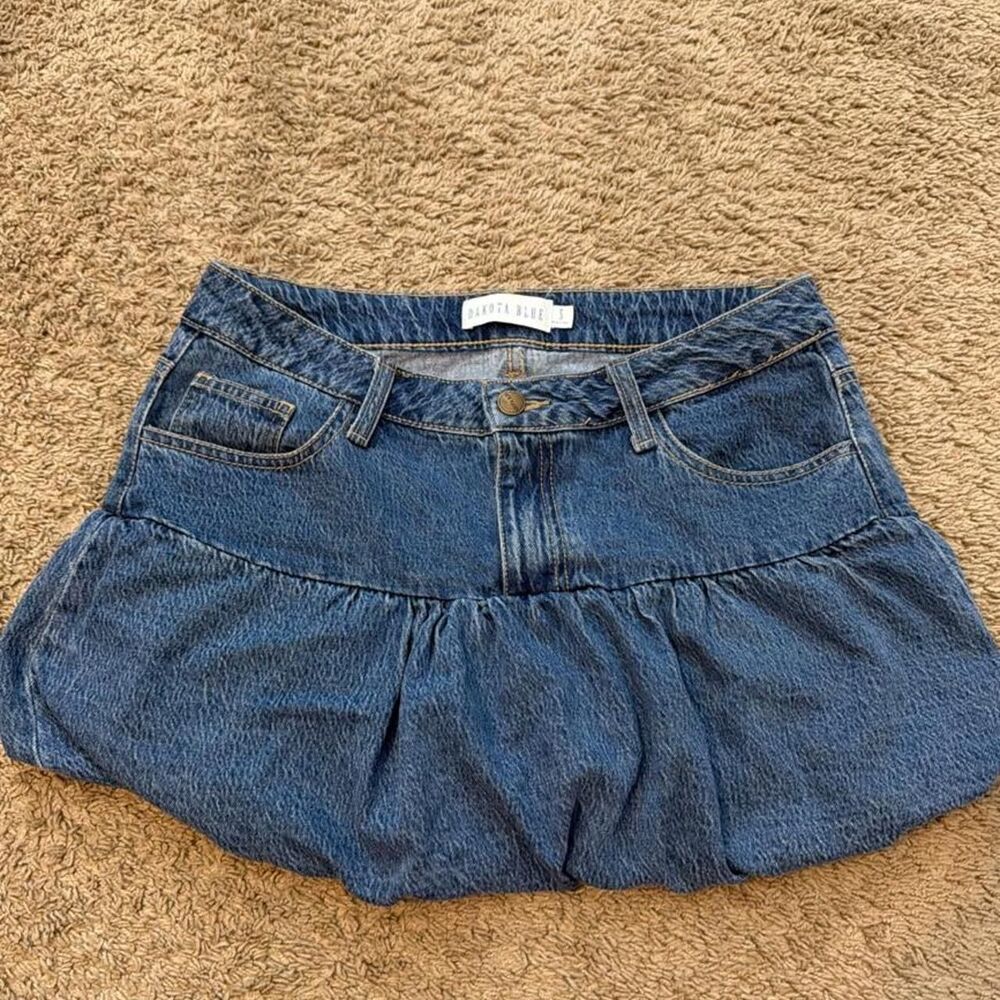 Unbranded Women's Blue and Navy Skirt